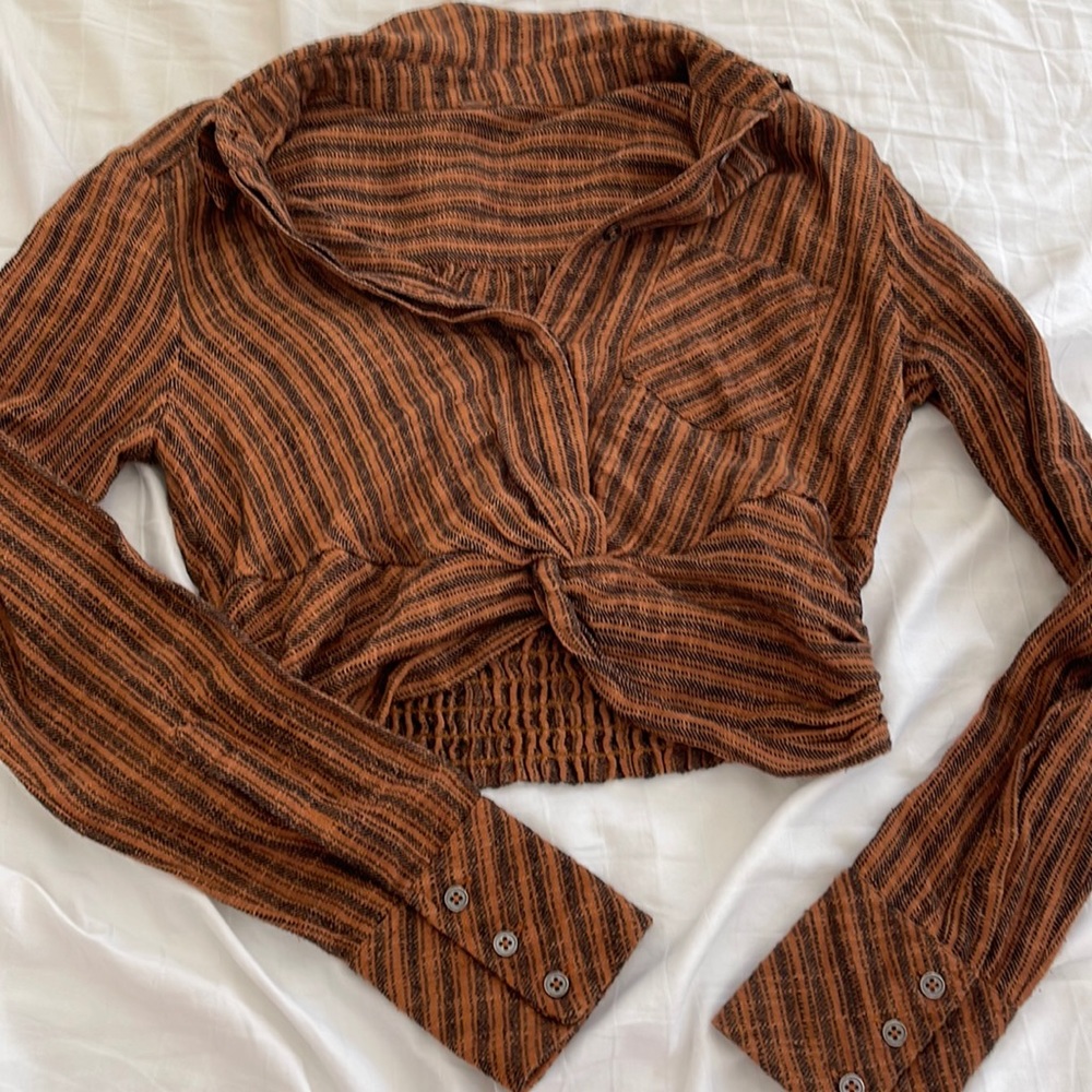 Free people long sleeve top/blouse